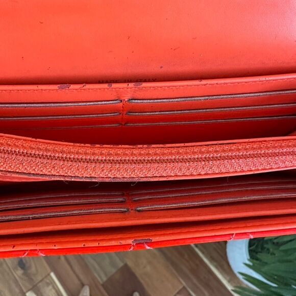 Chanel Red Quilted Boy Flap Wallet - Picture 9 of 16